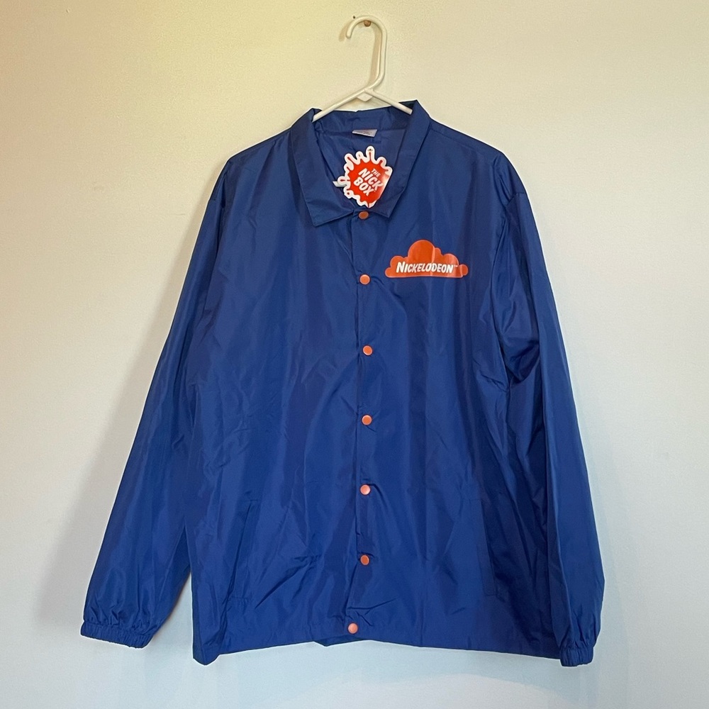 The Nick Box Exclusive Nickelodeon Windbreaker Bumper Cartoon Jacket 2XL
